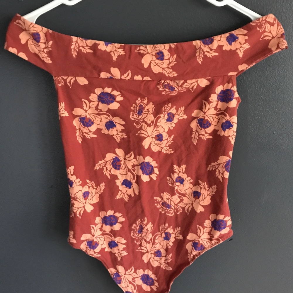 fitted off the shoulders one piece